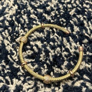 Elegant Gold and Silver Women's Bracelet
